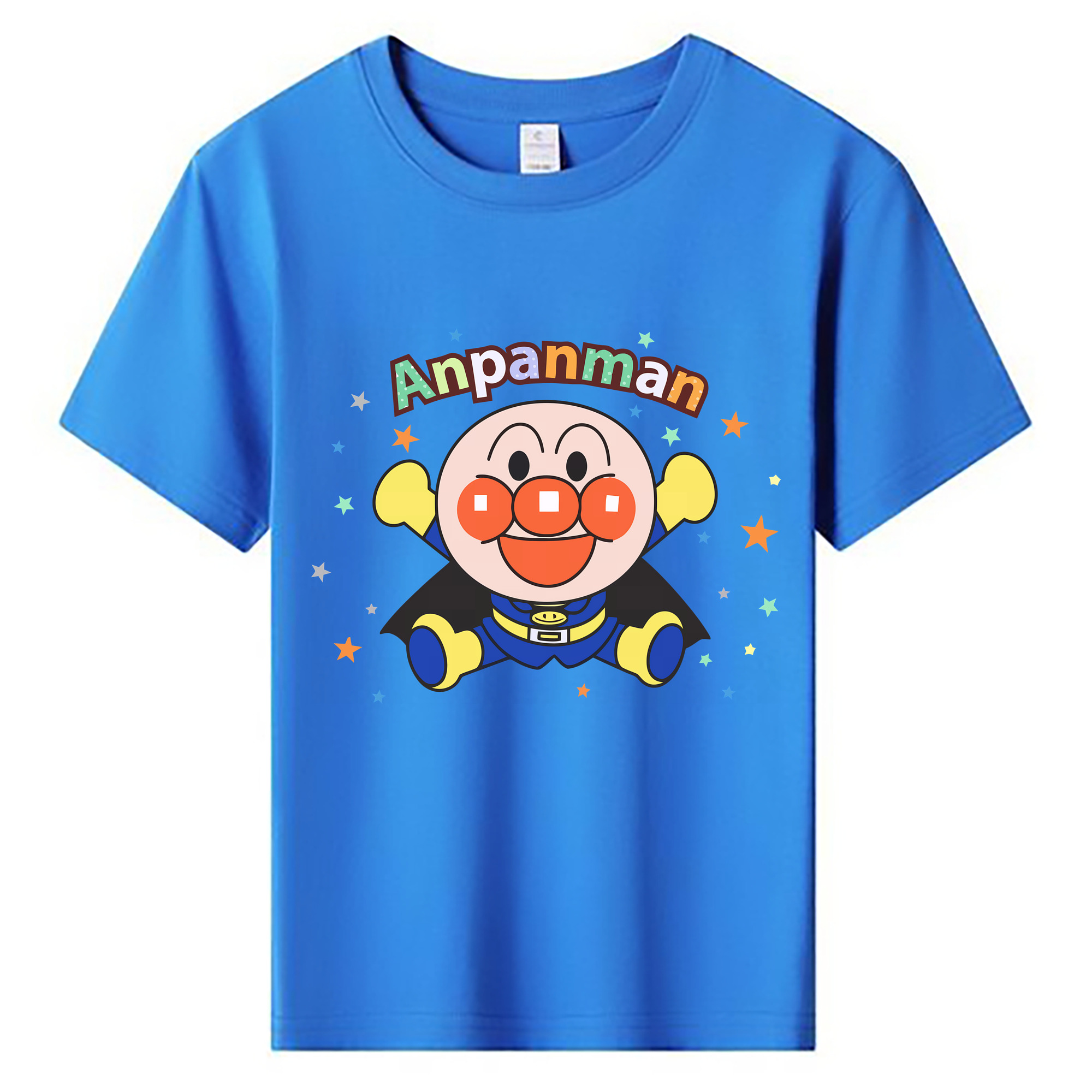 （画像用） アンパンマン Anpanman 綿100％キッズTシャツ（フロントプリント）